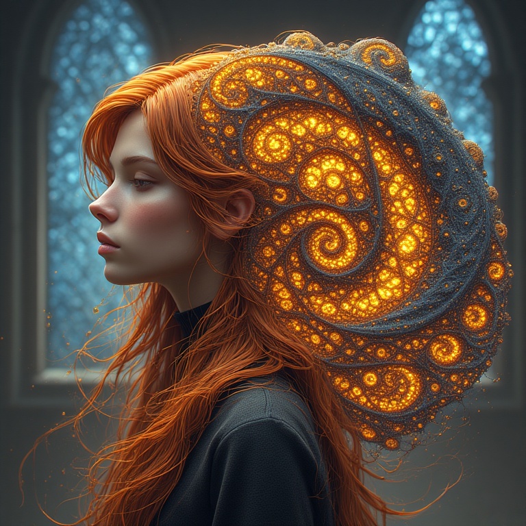 Fractal Hairlit Serenade