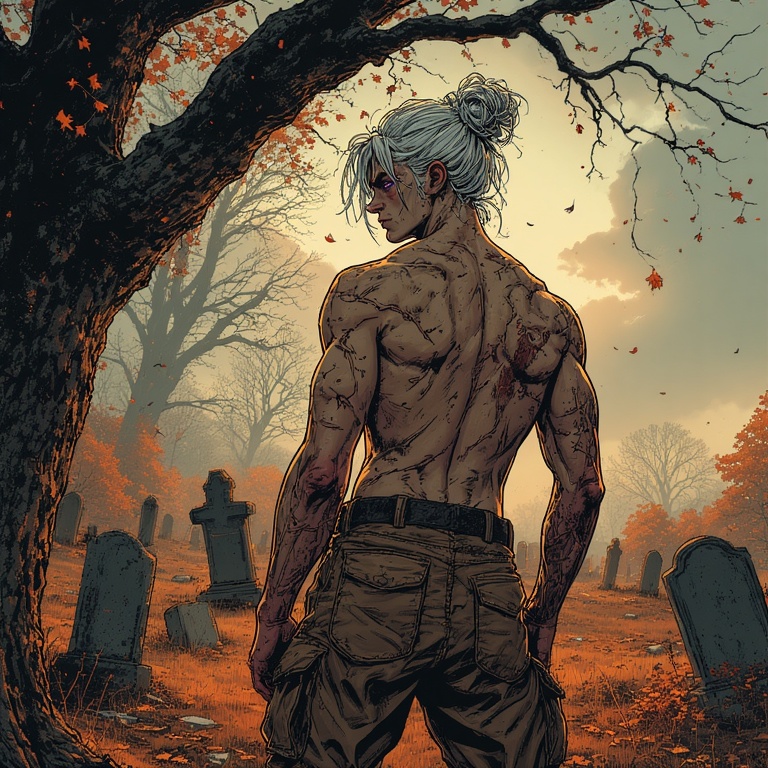 Mysterious Cemetery Guardian