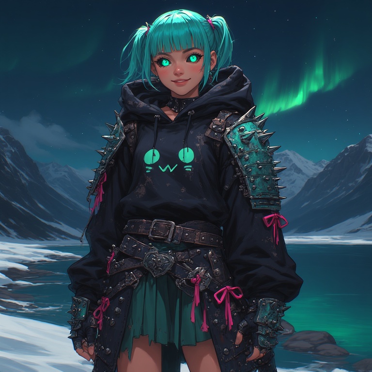 Neon Marine Warrior