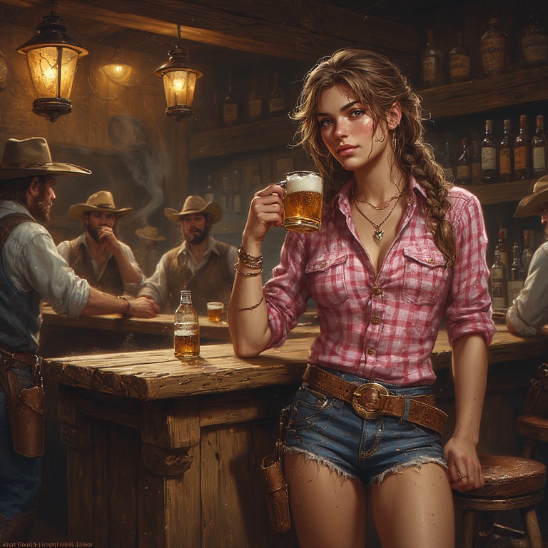 Saloon Siren at Sunset