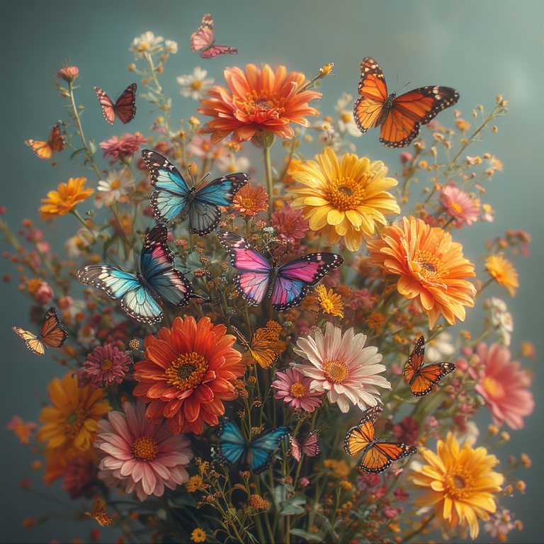 Rainbow Bloom Bliss