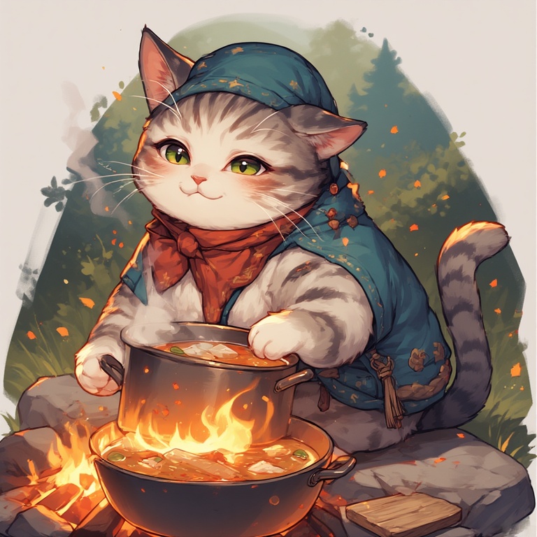 Furry Campfire Chef