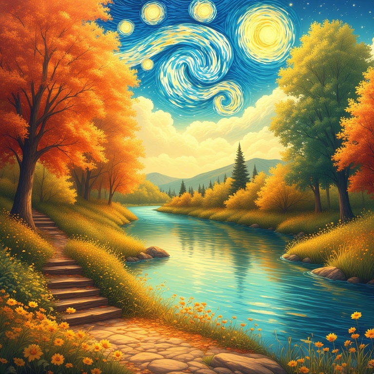 Whispering Hillside Dreamscape