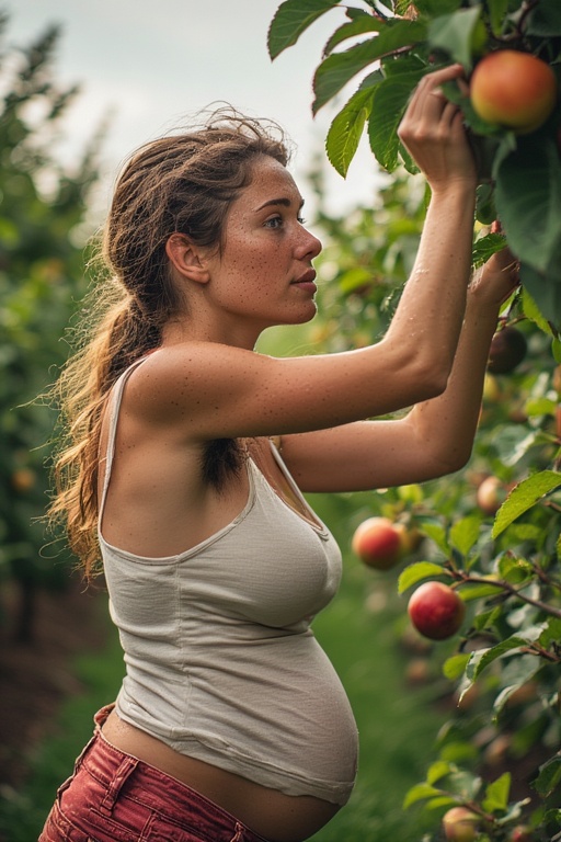 Pregnant Apple Picker