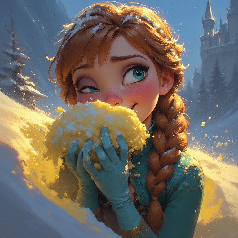 Snowy Mischief Moment