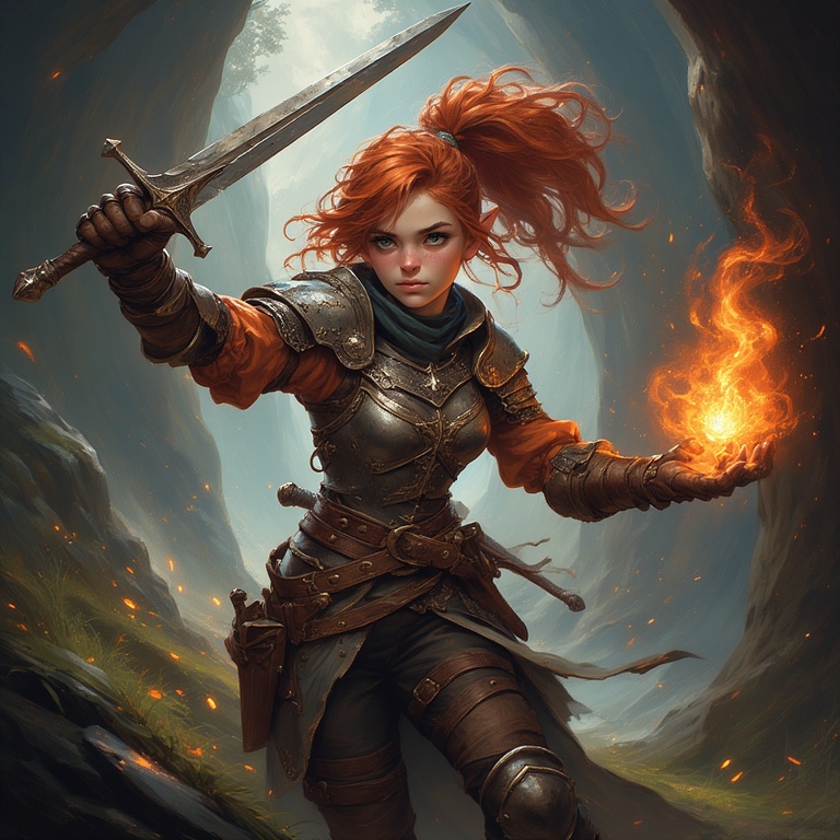 Fiery Gnome Warrior