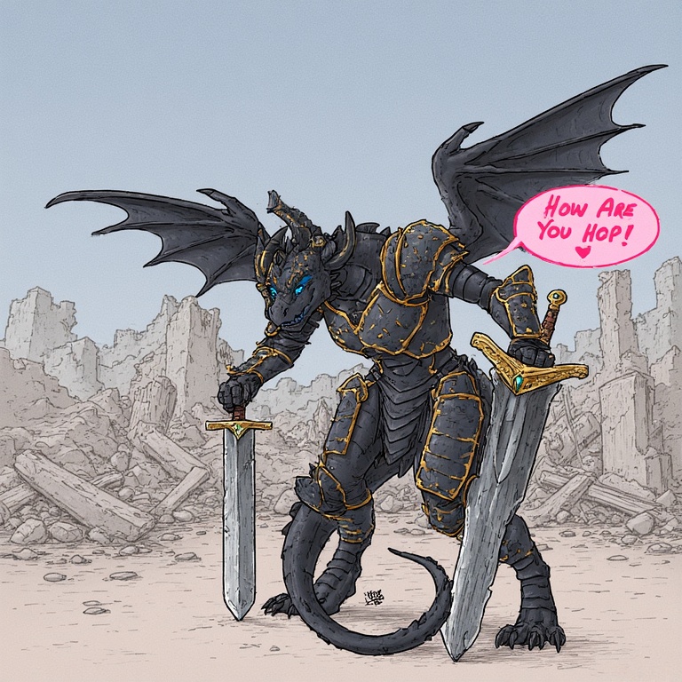 Dark Knight Dragon Delight