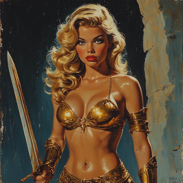 Blonde Battle Beauty