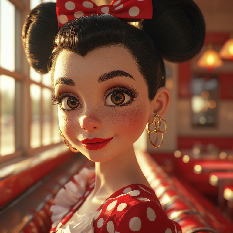Minnie's Golden Hour Glamour