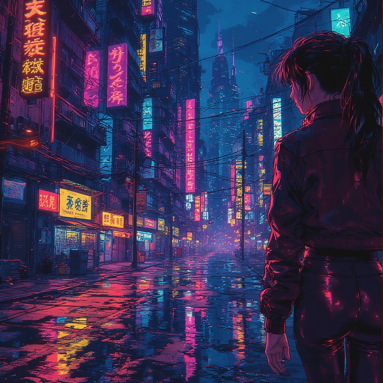 Neon City Nightlife