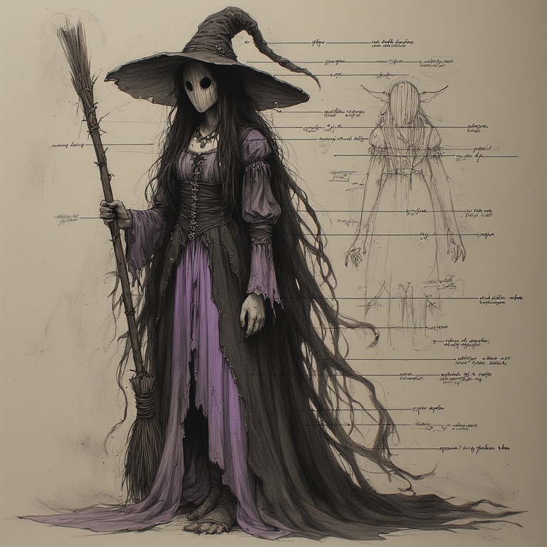 Creepy Witch's Charm