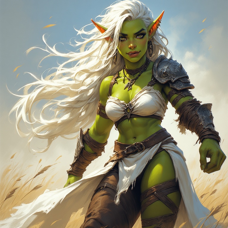 Green Warrior Maiden