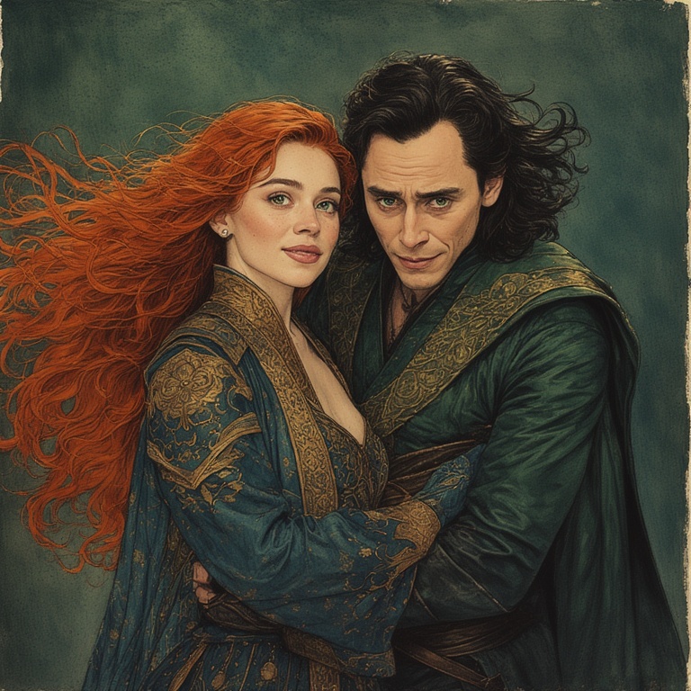Loki's Whimsical Moment