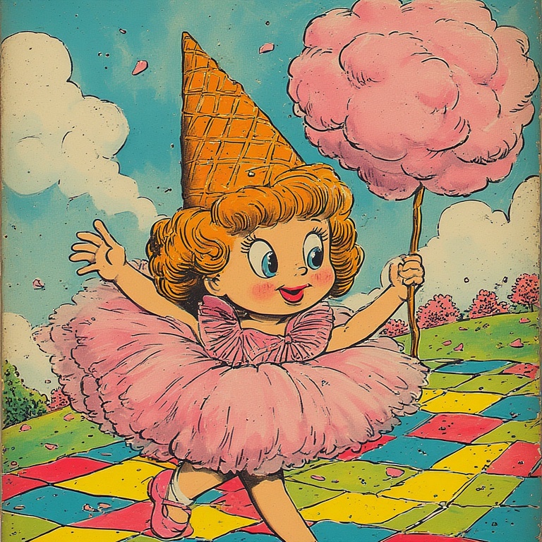 Cotton Candy Ballerina