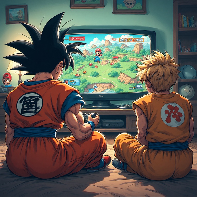 Mario Goku Mashup
