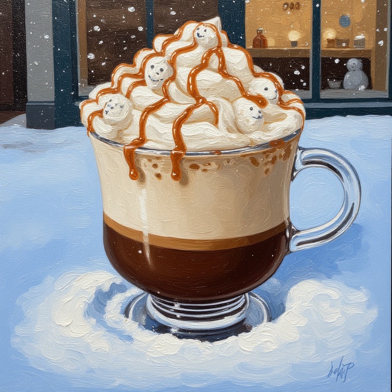 Snowy Whipped Cream Delight
