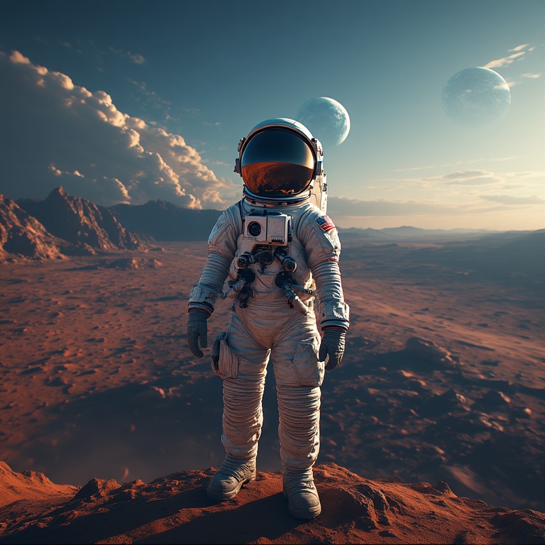 Martian Solitude Gaze