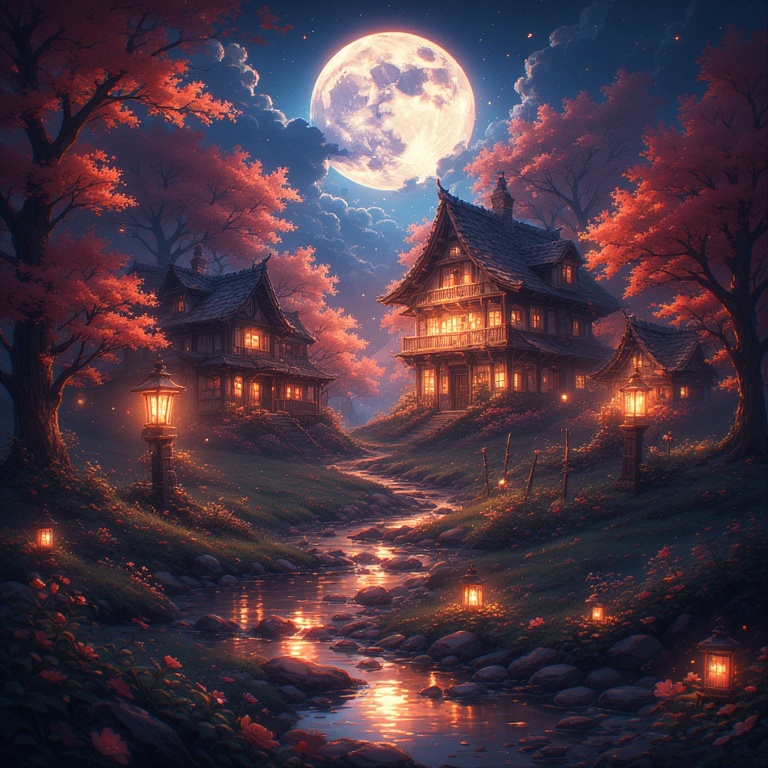Lunar Anime Dreamscapes
