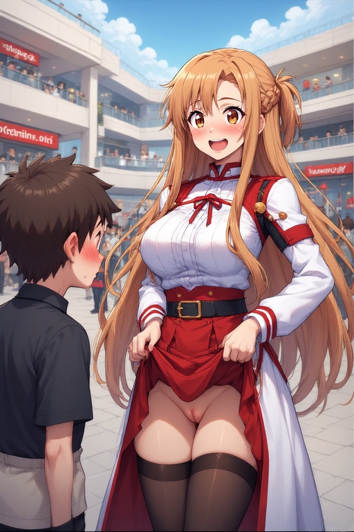 Public Panty Flash