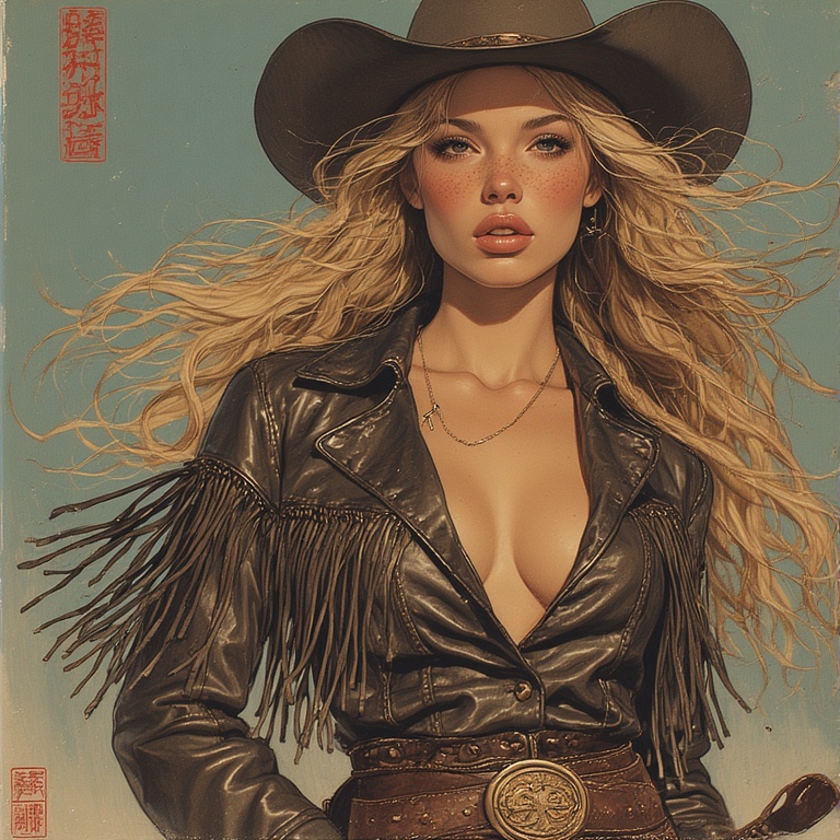 Windblown Cowboy Chic