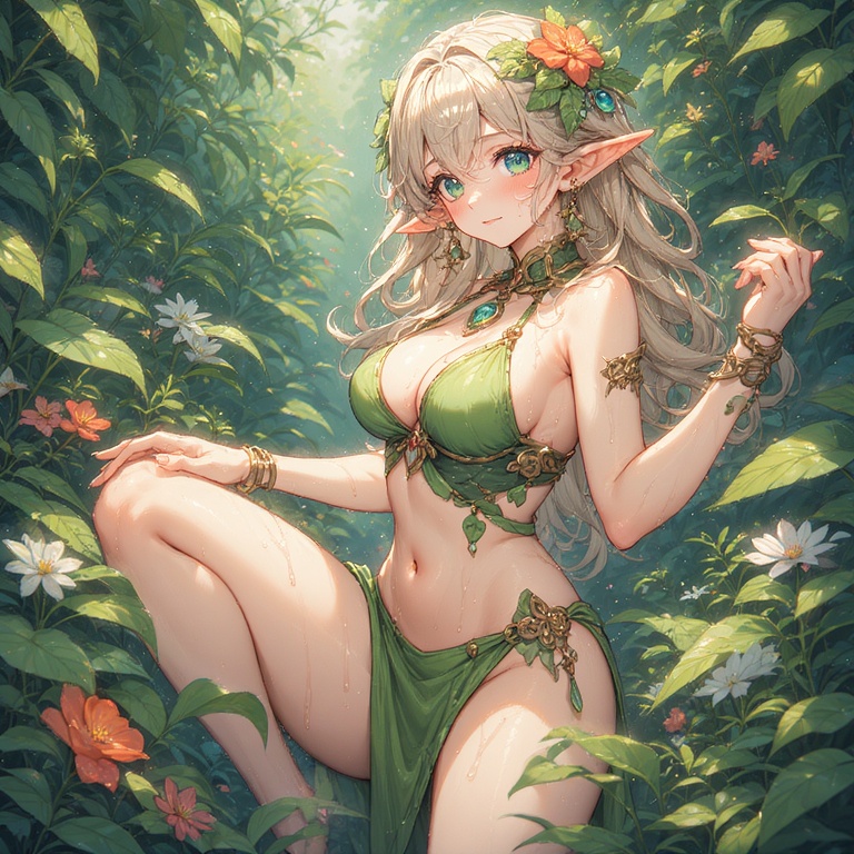 Garden Nymph Pose