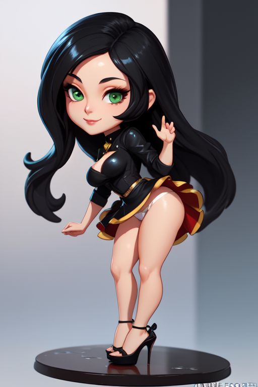 Chibi Seductress in Heels