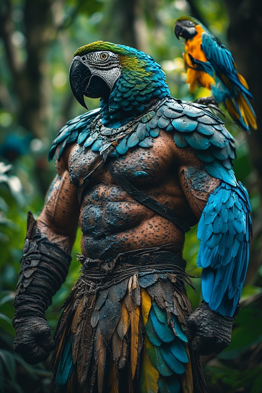 Rainforest Warrior Close-Up