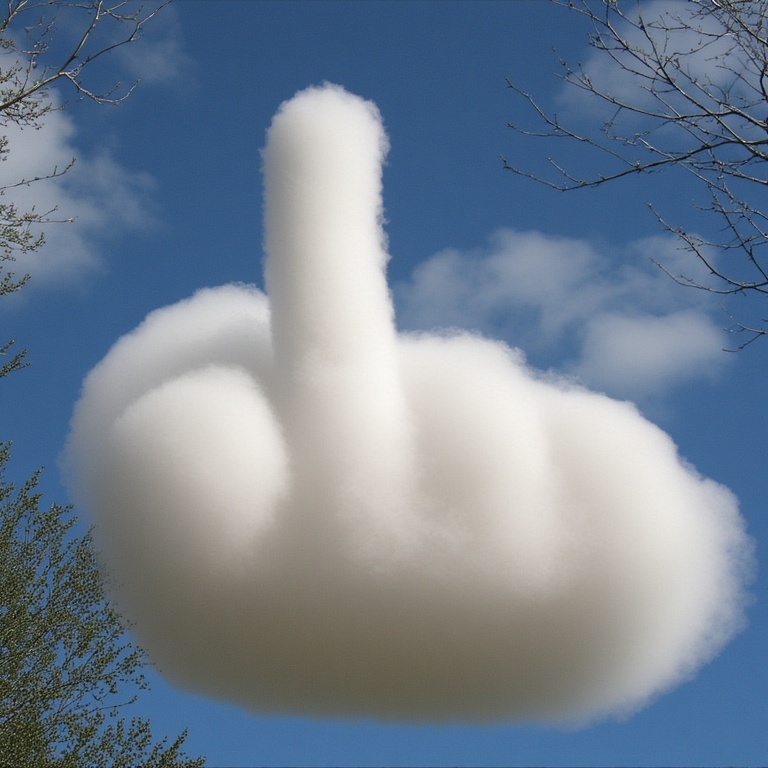 Rebellious Cloud Gesture