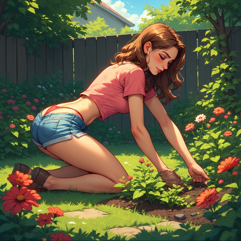 Suburban Gardening Delight