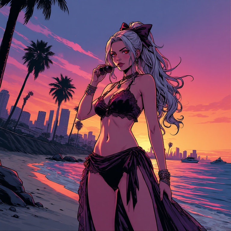 Shalltear Chic Anime Mashup