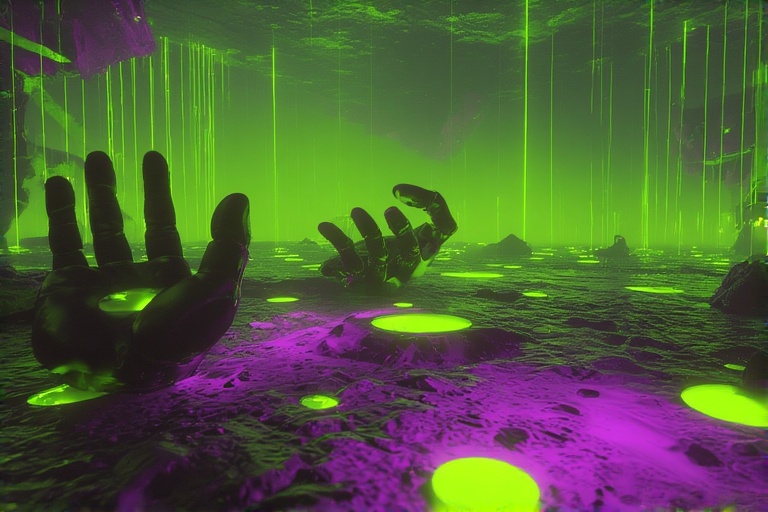 Neon Cosmic Emergence