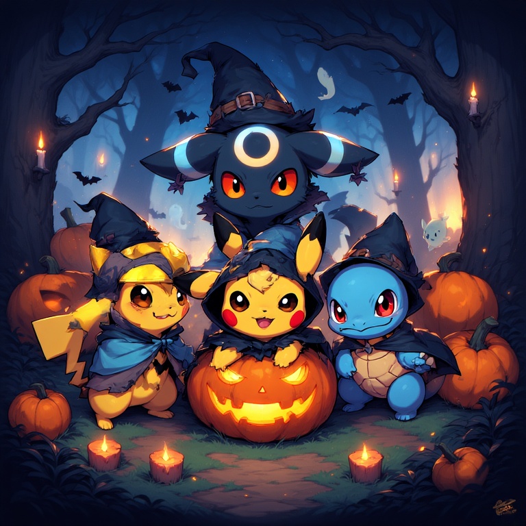 Pokemon Halloween Mashup