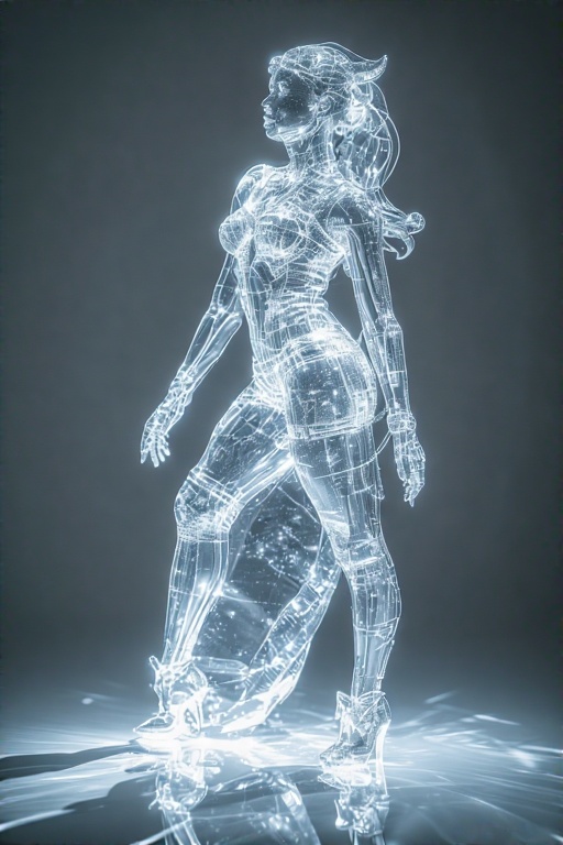 Glass Goddess in Heels