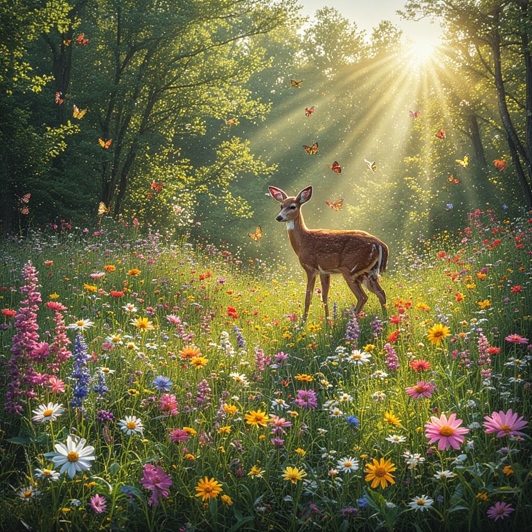 Vibrant Wildflower Meadow
