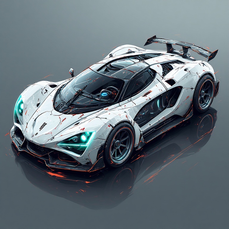 White Beast Cybercar