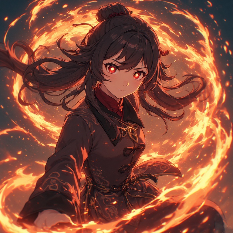Flaming Ghibli Goddess