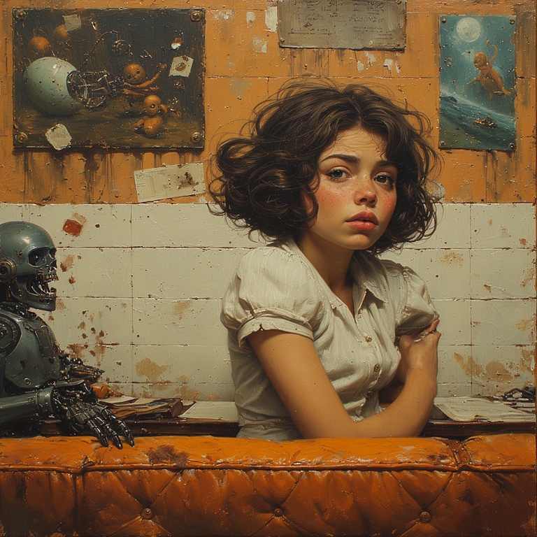 Abandoned Cyborg Portrait