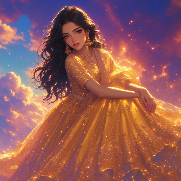 Golden Velvet Enchantress