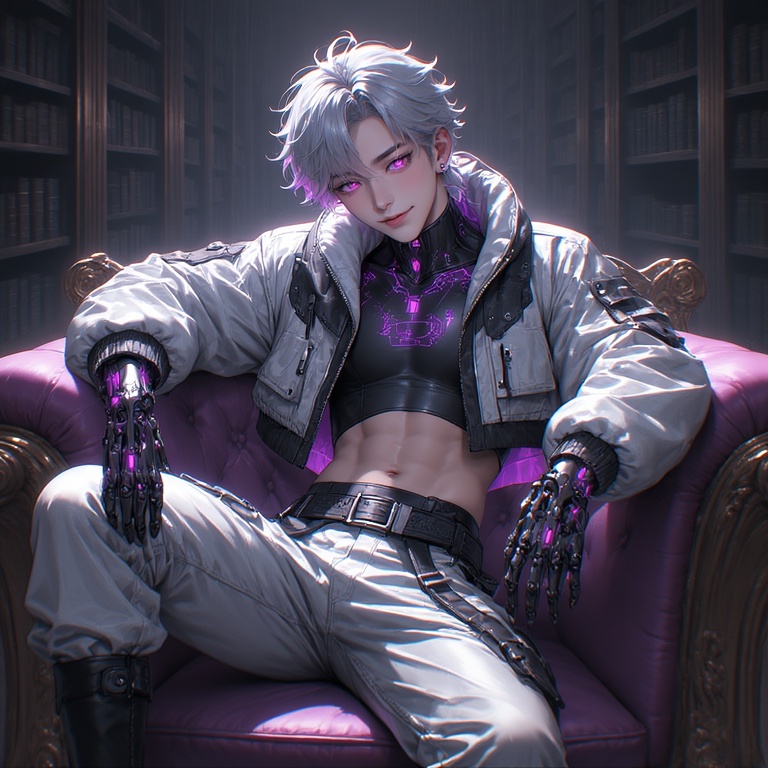 Cyberpunk Punk Rocker