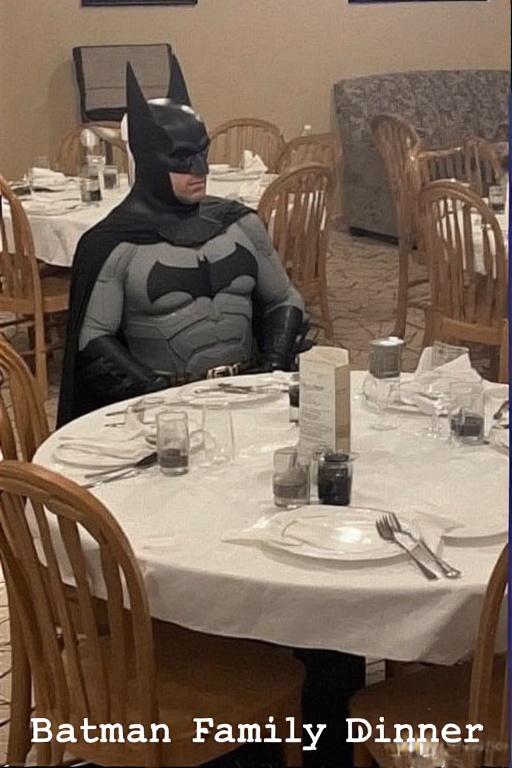 Batman's Solitary Supper