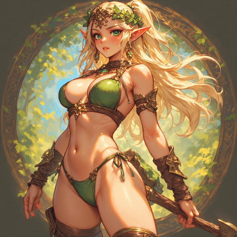 Elven Archer Babe