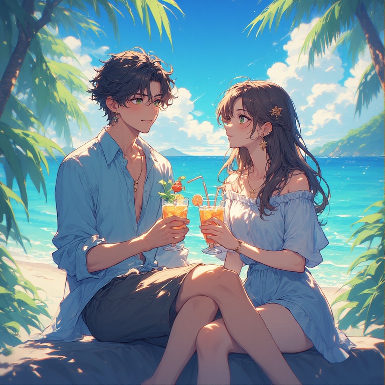 Tropical Sunset Sippers