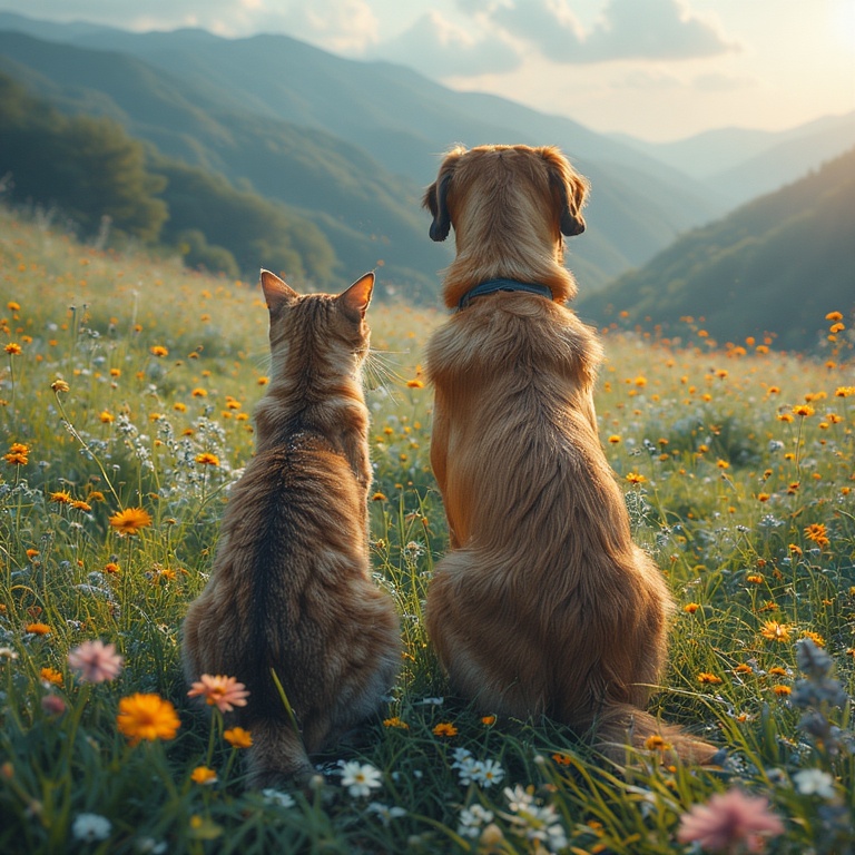 Furry Meadow Moment
