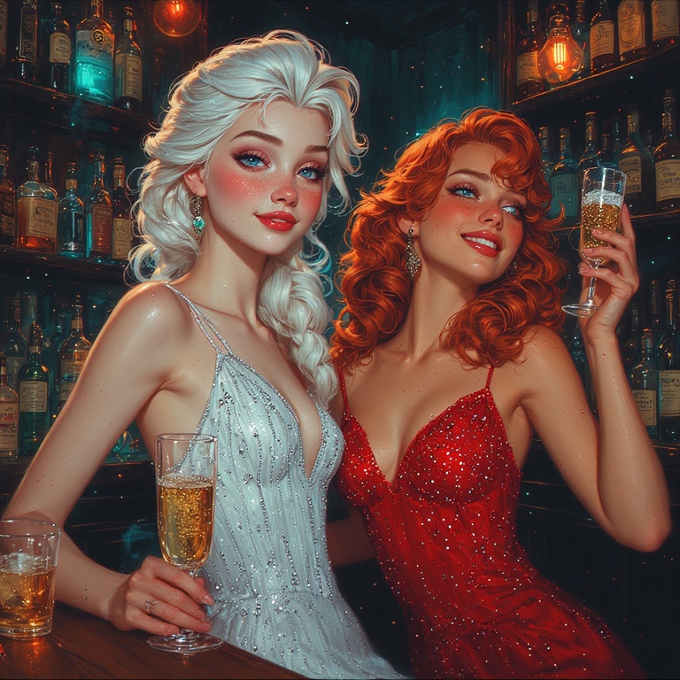 Flapper Sisters of Frost