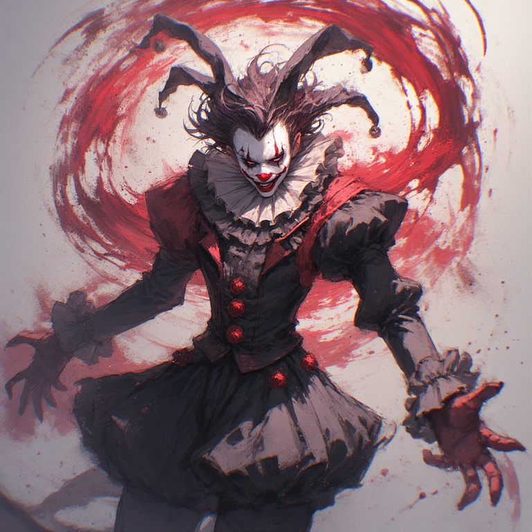 Midnight Jester's Shadow