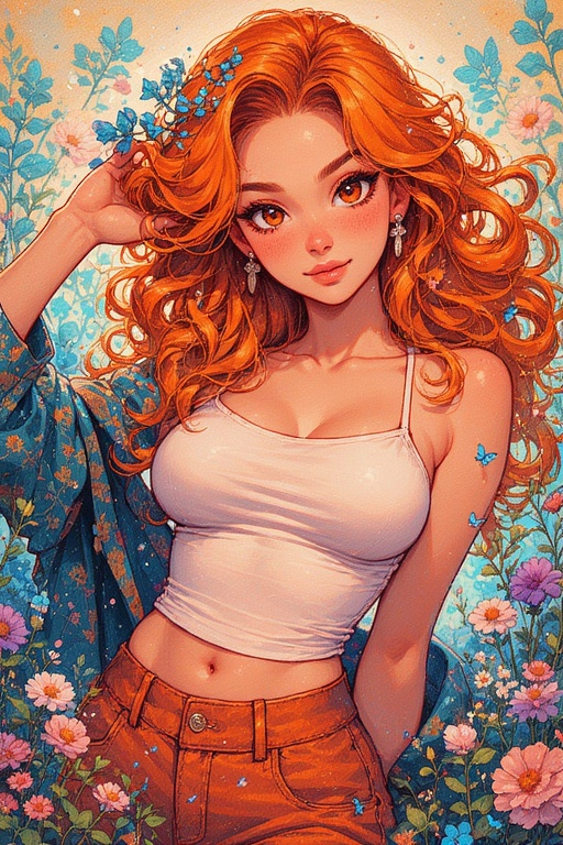 Seductive Anime Beauty