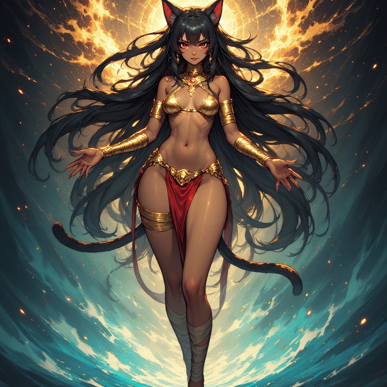 Feline Warrior Maiden