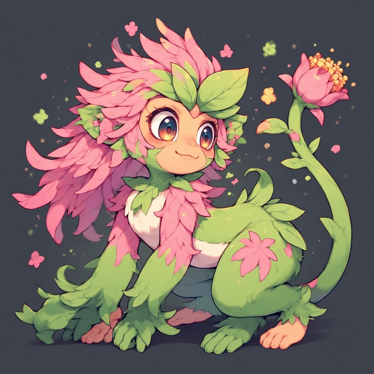 Floral Furry Fusion