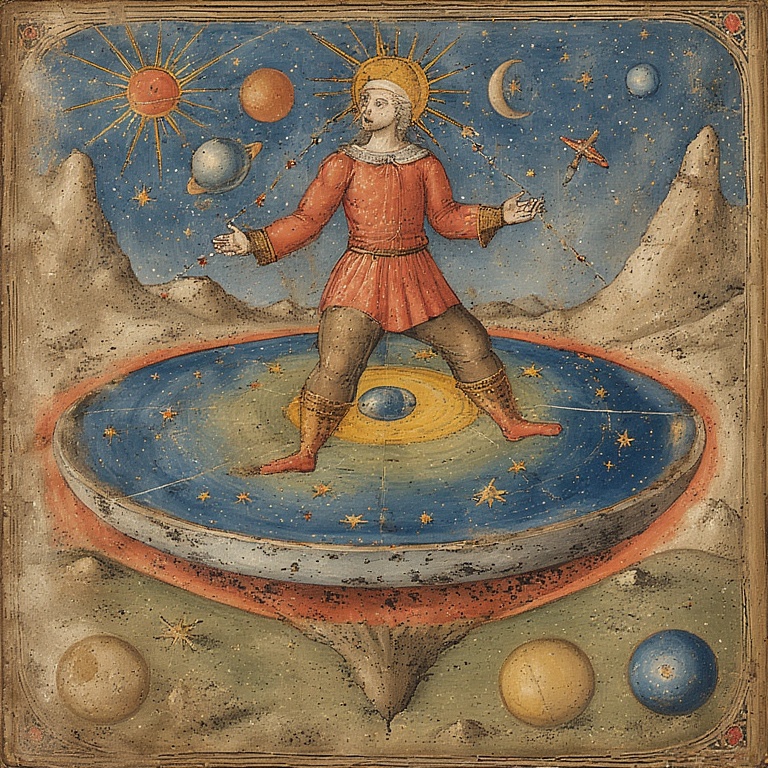Medieval Flat Earth Proof