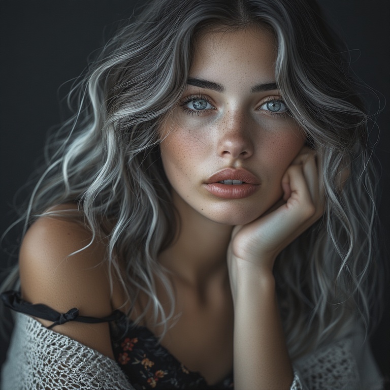 Wistful Beauty Moment